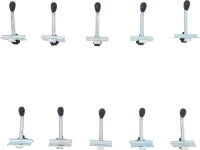 Einzelhaken-Satz | 40 mm | für Schrankwand-System | 10-tlg.