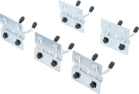 Doppelhaken-Satz | 40 mm | für Schrankwand-System | 5-tlg.