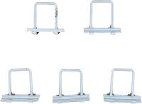 U-Haken-Satz | für Schrankwand-System | 5-tlg.