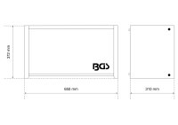 Hängeschrank | mit Frontklappe