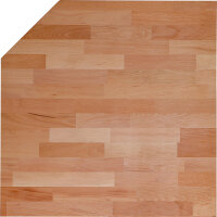 Massivholz-Arbeitsplatte | Eckbereich