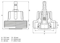 Adapter Nr. 23 für Art. 8027, 8098 | für VAG