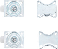 Lenk-/Bockrollen-Satz | 40 mm | 4-tlg.