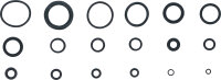 O-Ring-Sortiment | Ø 3 - 22 mm | 225-tlg.