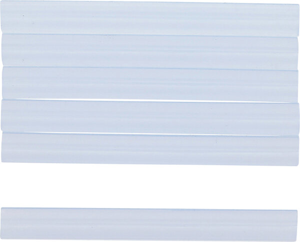 Heißklebe-Patronen | transparent | Ø 11 mm, 100 mm | 6-tlg.