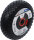 Rad für Sackkarren / Bollerwagen | PU, rot/schwarz | 260 mm