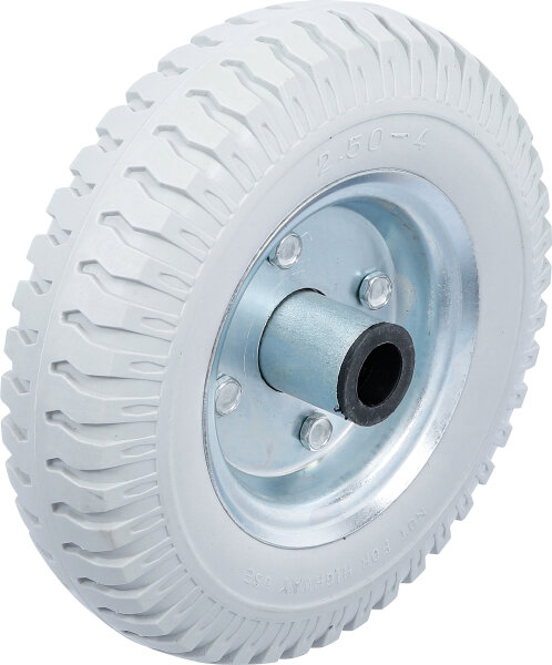 Rad für Sackkarren / Bollerwagen | PU, grau | 220 mm