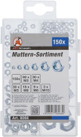 Muttern-Sortiment | M3 - M10 | 150-tlg.