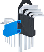 Winkelschlüssel-Satz | kurz | Innensechskant 1,5 - 10 mm | 9-tlg.