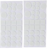 Filzgleiter-Satz | weiß | 64-tlg.