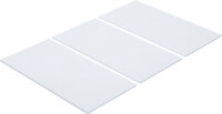 Filzgleiter | Platten | weiß | 100 x 200 mm | 3-tlg.