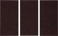 Filzgleiter | Platten | braun | 100 x 200 mm | 3-tlg.