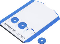 Parkscheibe | mit Eiskratzer / Gummilippe