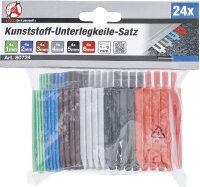 Kunststoff-Unterlegkeile-Satz | 24-tlg.
