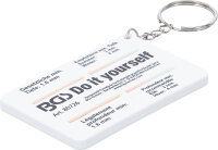 Profiltiefenmesser | mit Schlüsselanhänger | 0 - 20 mm