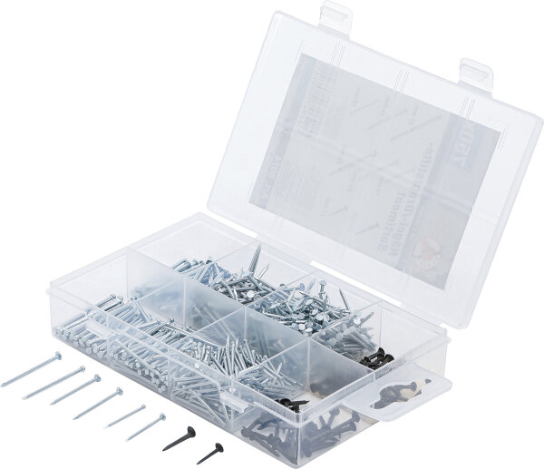 Nägel-/Drahtstifte-Sortiment | 750-tlg.