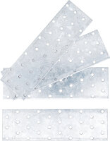 Stahl-Lochplatten-Satz | 200 x 60 x 2 mm | 4-tlg.