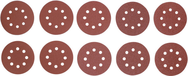Schleifblatt-Satz für Exzenterschleifer | Ø 125 mm | K 40 - 180 | 25-tlg.