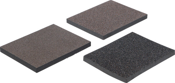 Schleifschwamm-Satz | K 46, 80, 120 | 3-tlg.