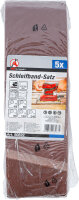 Schleifband-Satz | für Bandschleifer | 75 x 533 mm | K 40 - 60 - 80 - 120 - 240 | 5 tlg.