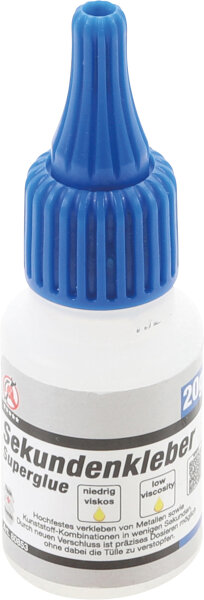 Sekundenkleber | niedrigviskos | Flasche 20 g