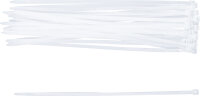 Kabelbinder-Sortiment | weiß | 8,0 x 400 mm | 30-tlg.
