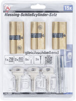 Messing-Schließzylinder-Satz |...
