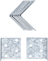 Winkelverbinder | 40 x 40 x 40 mm | 10-tlg.