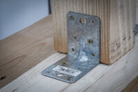 Winkelverbinder | mit Sicke | 70 x 70 x 55 x 2,5 mm