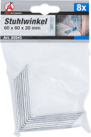 Stuhlwinkel | 60 x 60 x 20 mm | 8-tlg.