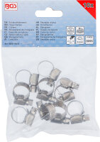 Schlauchklemmen | rostfrei | 10 x 16 mm | 10-tlg.