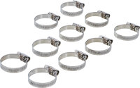 Schlauchklemmen | rostfrei | 25 x 40 mm | 10-tlg.