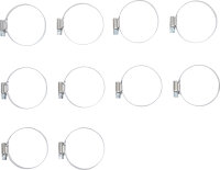 Schlauchklemmen | rostfrei | 40 x 60 mm | 10-tlg.