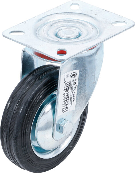 Lenkrolle | mit Anschraubsockel | Ø 100 mm