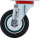 Lenkrolle | mit Anschraubsockel | Ø 100 mm