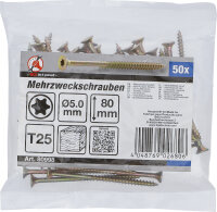 Mehrzweckschrauben | T-Profil (für Torx) T25 | 5,0 x...