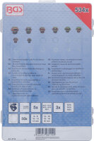 Ölwannenschrauben- und Alu-Dichtring-Sortiment | 534-tlg.