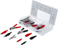 Krokodilklemmen-Sortiment | 28-tlg.