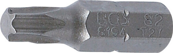 Bit | Länge 25 mm | Antrieb Außensechskant 6,3 mm (1/4") | T-Profil (für Torx) T27