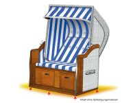 Doppel-Lenkrollen-Satz | für Strandkörbe /...