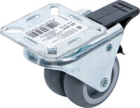 Doppel-Lenkrolle | mit Bremse | Ø 50 mm