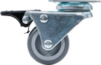 Doppel-Lenkrolle | mit Bremse | Ø 50 mm