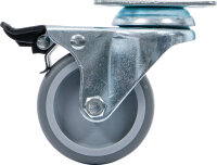Doppel-Lenkrolle | mit Bremse | Ø 75 mm