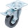 Lenkrolle mit Bremse | mit Anschraubsockel | Ø 75 mm