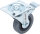 Lenkrolle mit Bremse | mit Anschraubsockel | Ø 75 mm