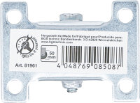 Bockrolle | Gummi | mit Anschraubsockel | Ø 50 mm