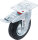 Lenkrolle mit Bremse | mit Anschraubsockel | Ø 125 mm