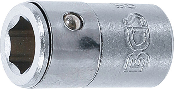 Bit-Adapter mit Haltekugel | Innenvierkant 6,3 mm (1/4") | Innensechskant 8 mm (5/16")