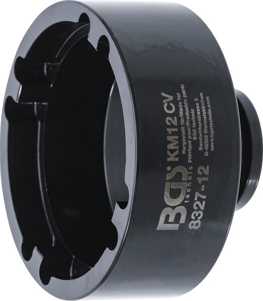 Nutmutternschlüssel | Zapfen innen liegend | KM12