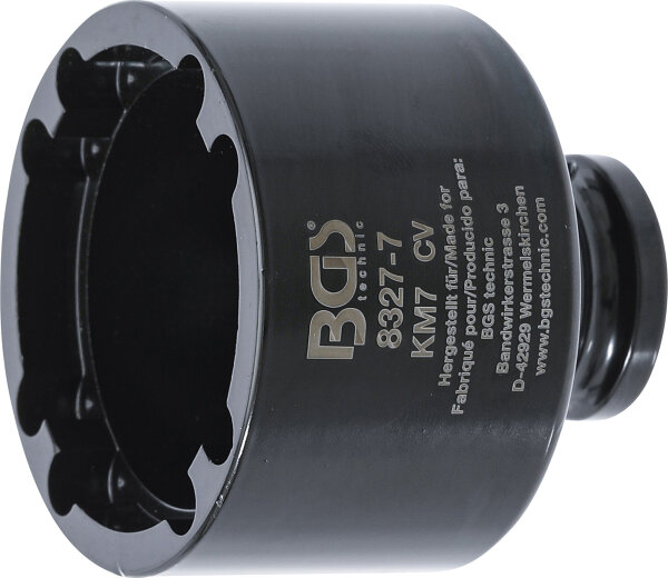 Nutmutternschlüssel | Zapfen innen liegend | KM7